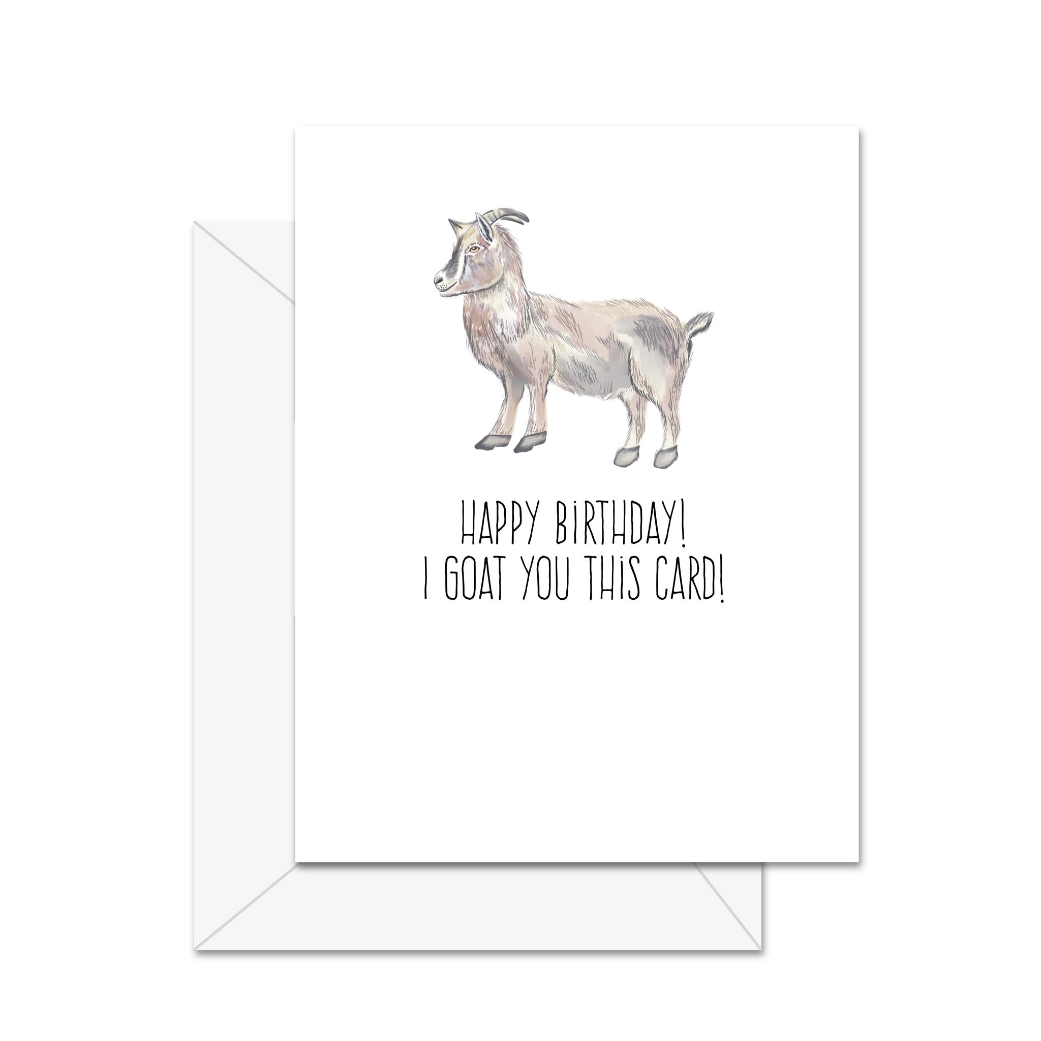 Goat Birthday Card, Gifts With Goats, Printable Goat Birthday Card