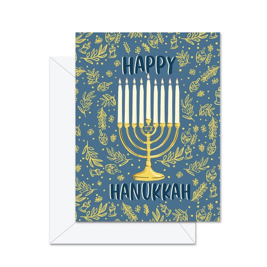 Happy Hanukkah- Greeting Card