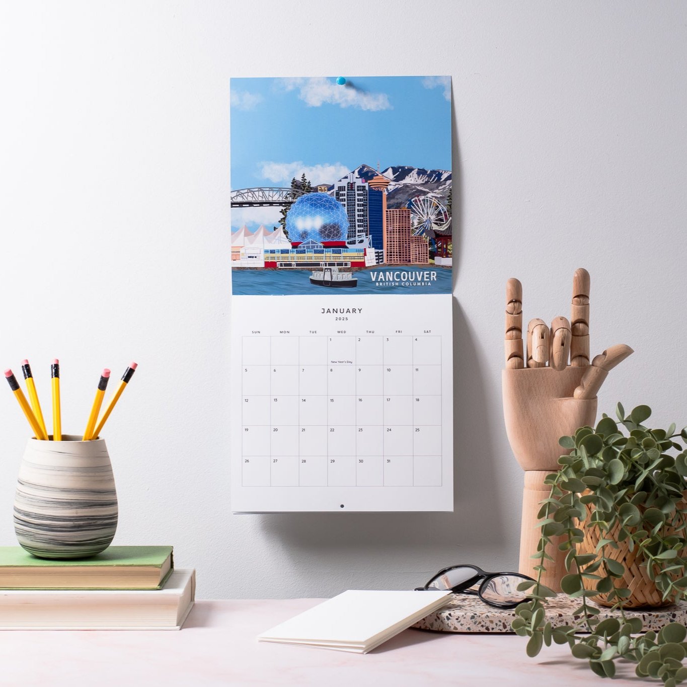 Places Of Canada 2025 Wall Calendar